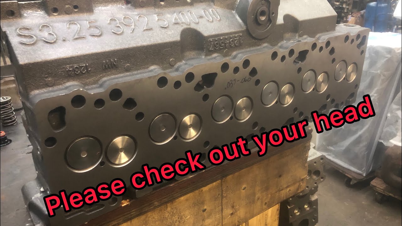 When buying 12 valve cylinder head (Aftermarket casting)