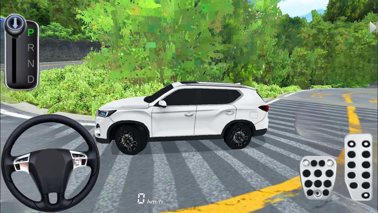New Rexton SUV Car Narrow Mountain Road Driving - 3D Driving Class 2026 - Android Gameplay