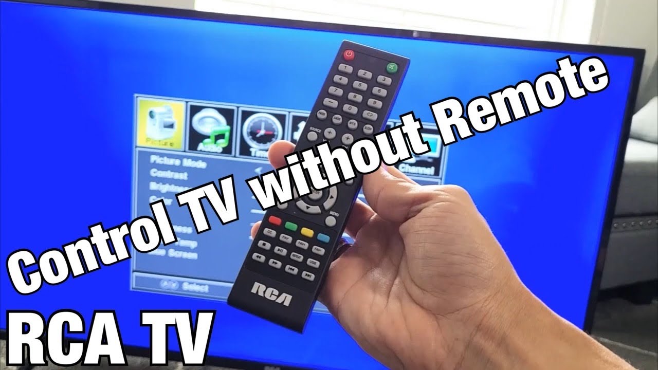 RCA TV: как управлять телевизором без пульта ДУ (включение/выключение телевизора, смена канала/гр...