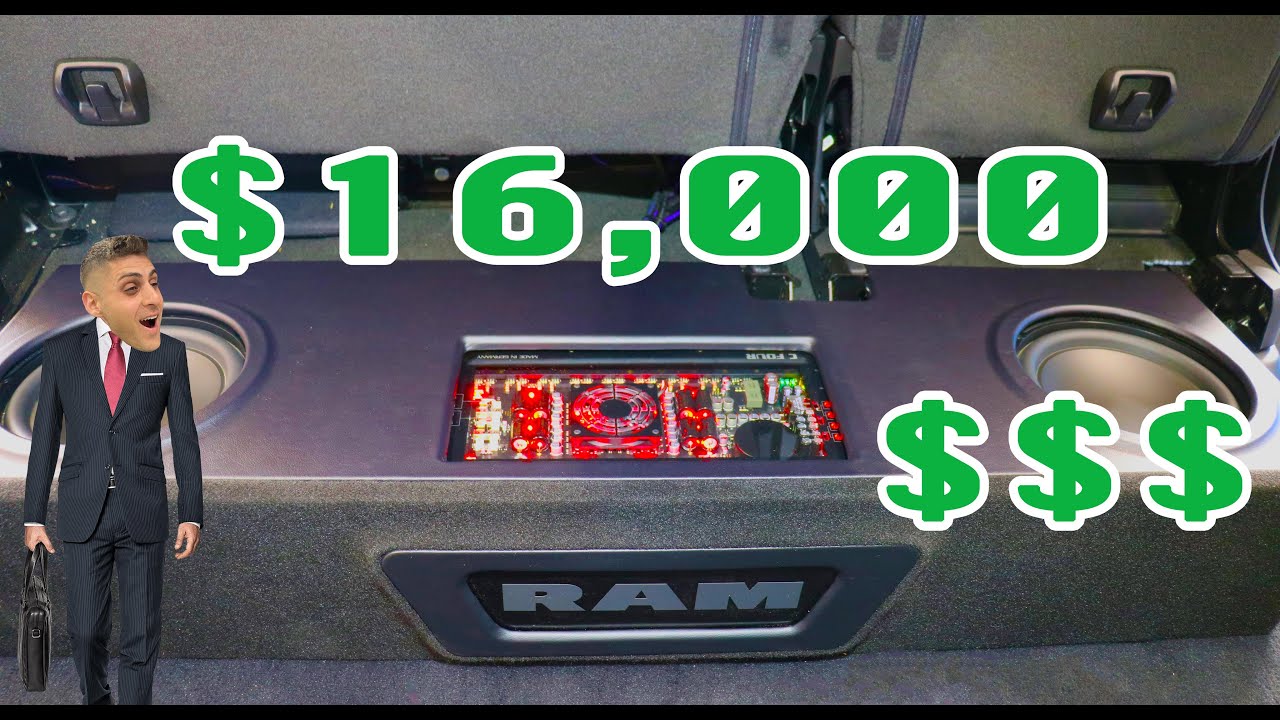 Качественная аудиосистема Helix, Brax, Audison для Ram 1500 2020 года выпуска. Цена: 16 000 долла...