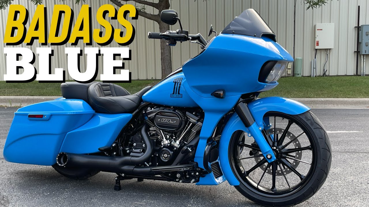 M8 HARLEY ROAD GLIDE 21&rdquo; FAT TIRE NEW CUSTOM BAGGER BUILD