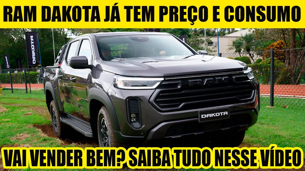 NOVA RAM DAKOTA ENTRA EM PRÉ VENDAS PARA BRIGAR COM HILUX E S10