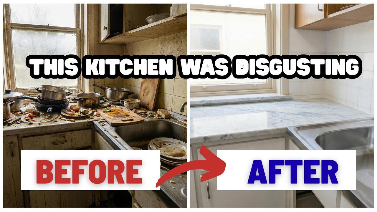 This Kitchen Was a Complete Mess | Extreme Cleaning Transformation
