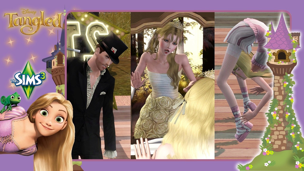The Sims 3 Tangled☀️💜#16 จัดแสดงโชว์ เริ่ดเลยล่ะ !
