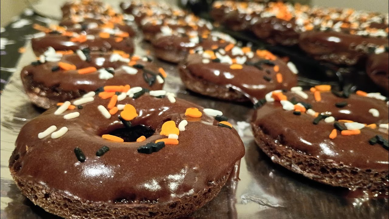 Halloween Baking 2025 | EP 3: Chocolate Cake Donuts