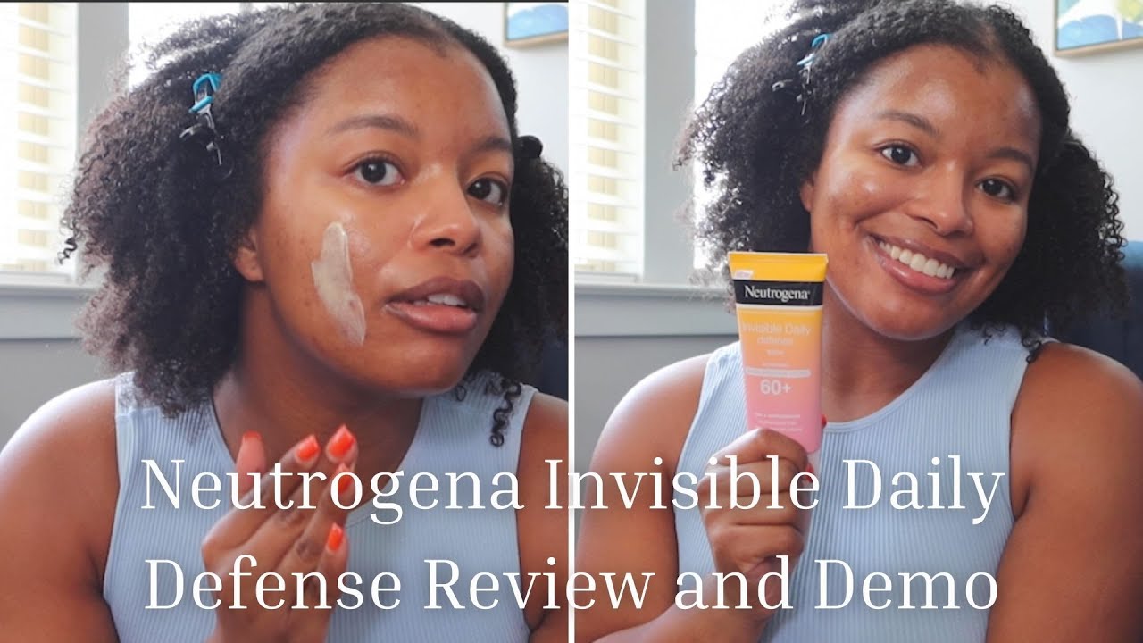 Neutrogena Invisible Daily Defense SUNSCREEN SPF 60+ Review and Demo | Is this secretly MATTIFYING?