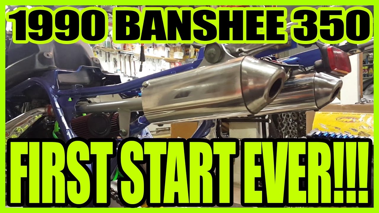 1990 Yamaha Banshee | FIRST START EVER! | SOUNDS SICK!!!