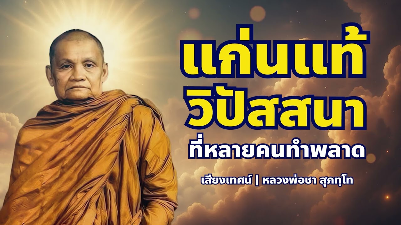 แก่นแท้วิปัสสนา… ที่หลายคนทำพลาด โดยไม่รู้ตัว | หลวงพ่อชา สุภัทโท