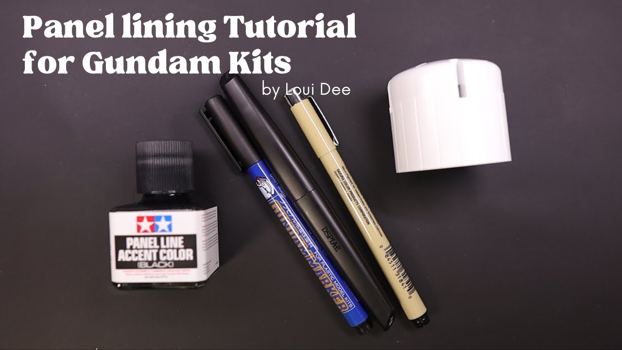 Panel Line Tutorial for Gundam Kits