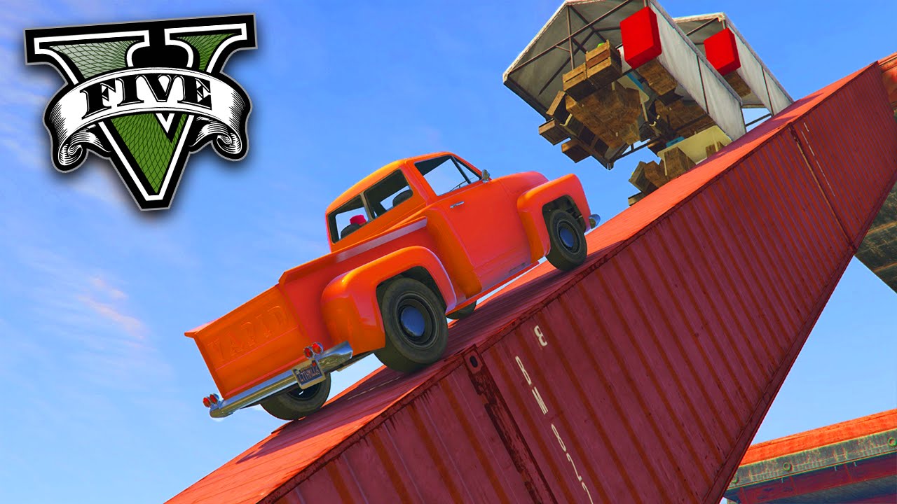 GTA V Online: CARRO do GUINCHO no PARKOUR!