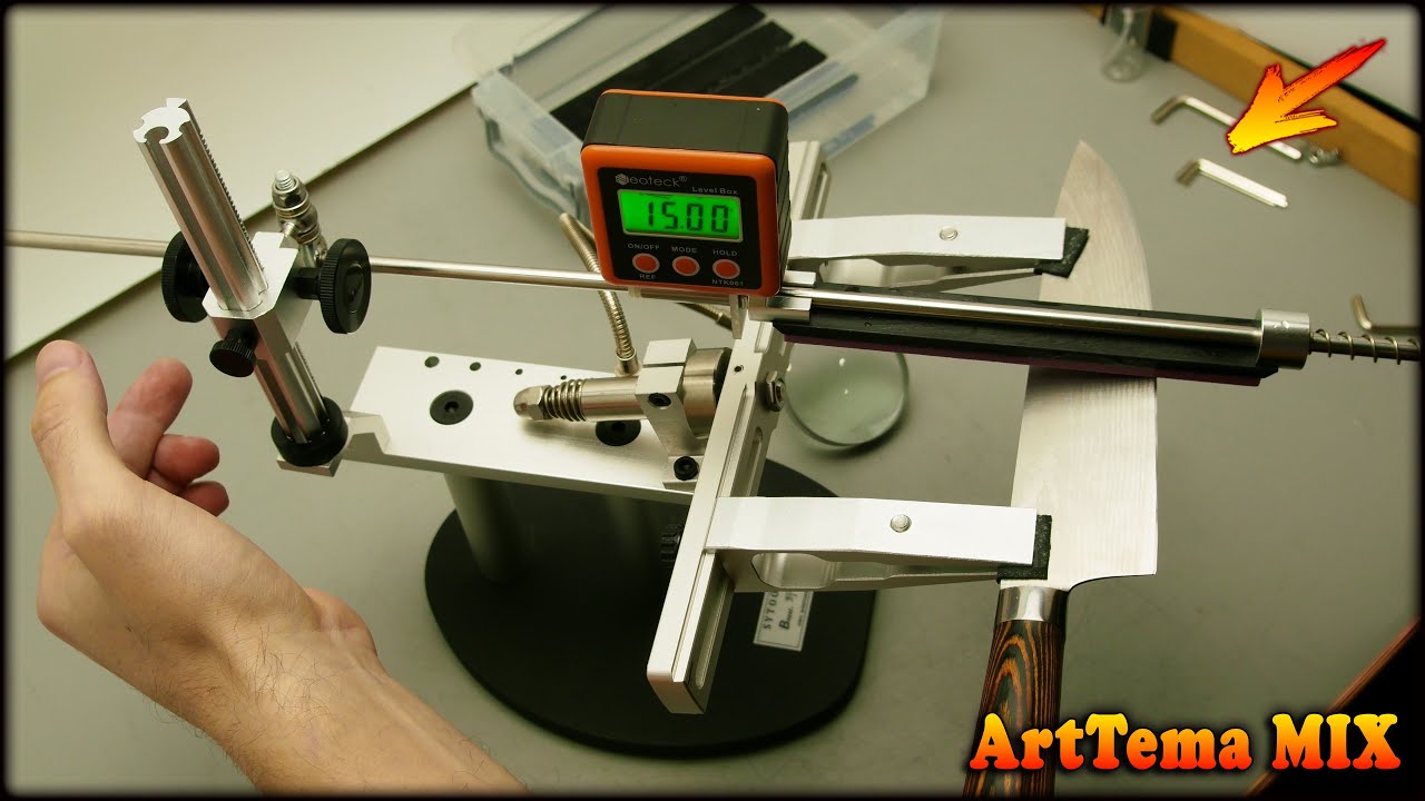 Knife sharpening on a new professional sharpener from Amazon / Aliexpress   | Sytools Beast