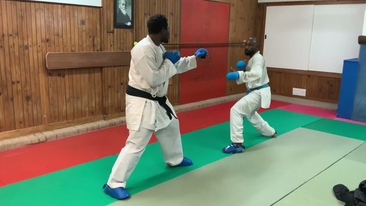 Entraînement, Paris ￼ karaté sik ￼ 🇯🇵petit exercice sur les balayage et sur les techniques ￼ points