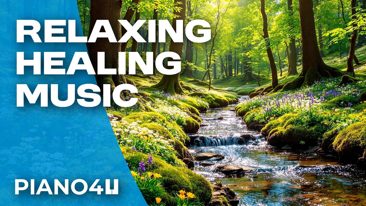 🌿 Healing & Relaxing Sounds for Stress Relief | 8 Hours of Anxiety-Free Music 🎶