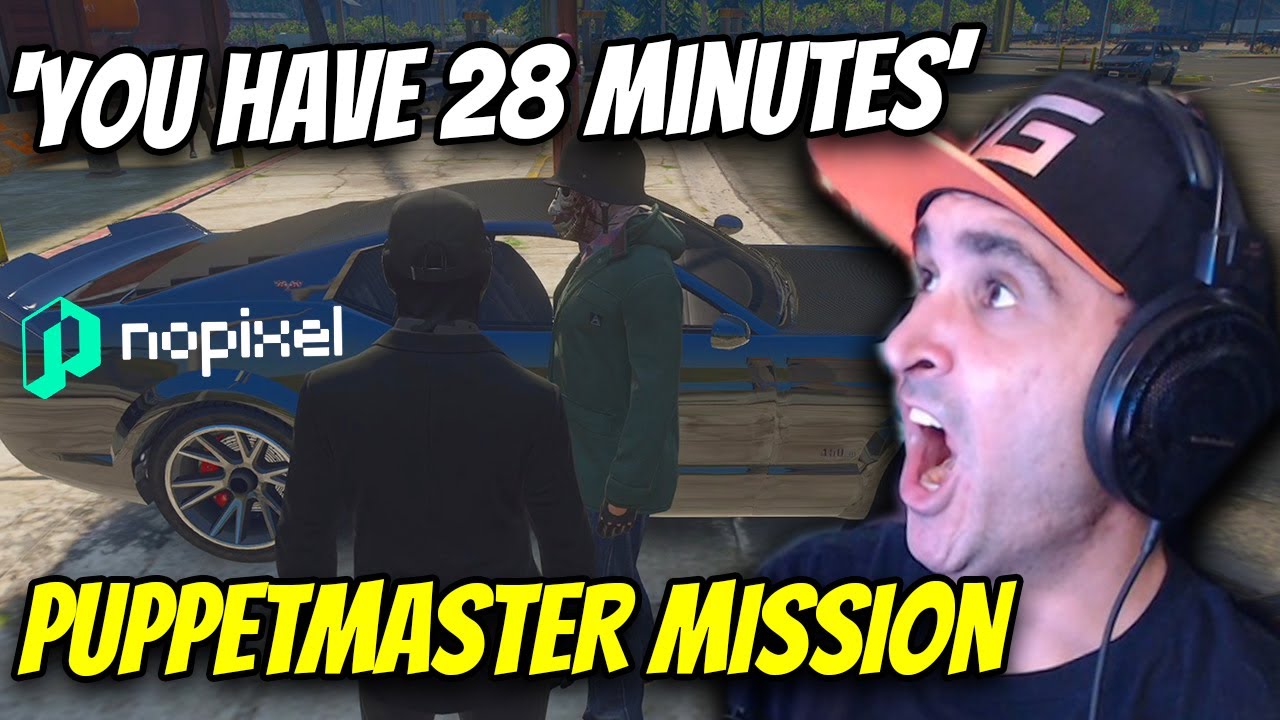 Summit1g 28 MINUTE CHALLENGE FROM THE PUPPETMASTER! | GTA 5 NoPixel RP