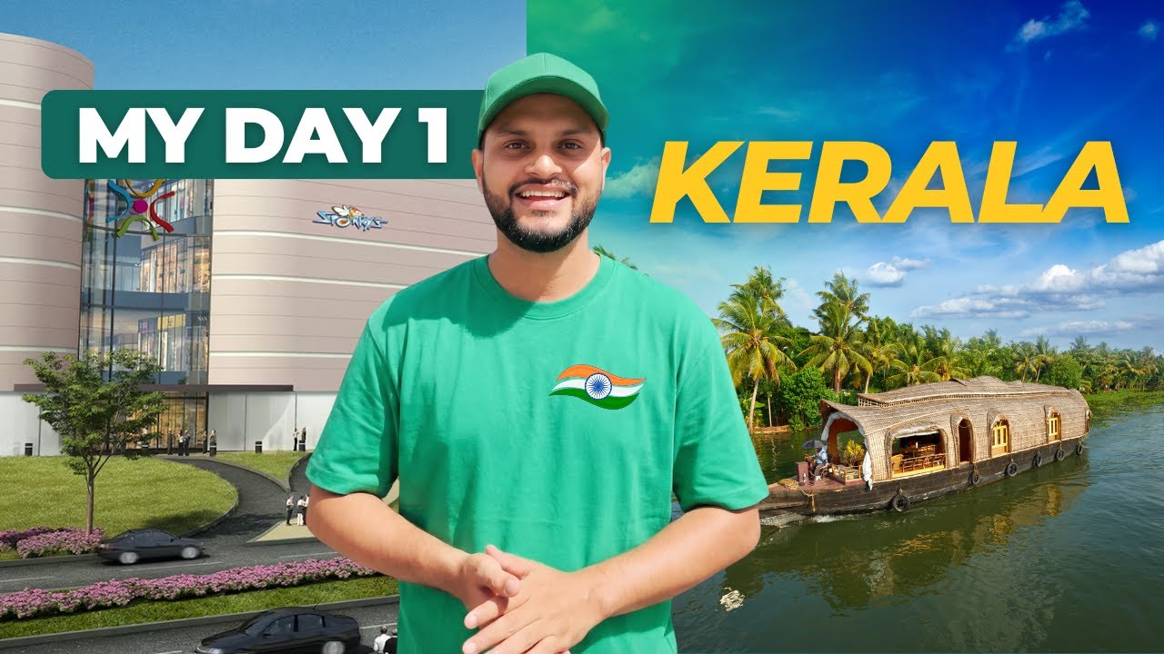 My First Time in Kerala Travel Vlog | Thiruvananthapuram, Biggest Lulu Mall,  and Shangumugham Beach