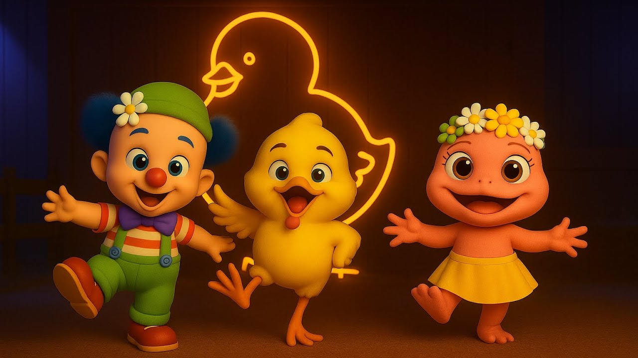 EL BAILE DEL POLLO 🟡 CANCIONES INFANTILES PARA BAILAR 🟡 VIDEOS PARA NIÑOS 🟡 CANCIONES PARA NIÑOS