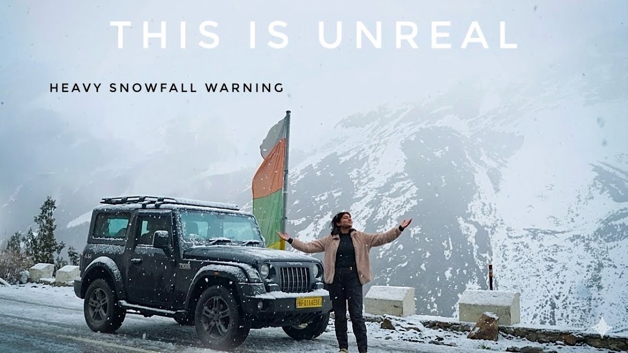 Bike chhod ke Car Rent Karni Padi | Heavy Snowfall Warning in Manali Ep 2