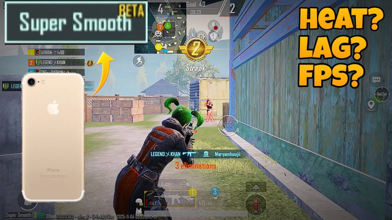 🔥IPHONE 7 PUBG TEST IN 2025 | HEAT? | LAG? | FPS? | BUY OR NOT BUY