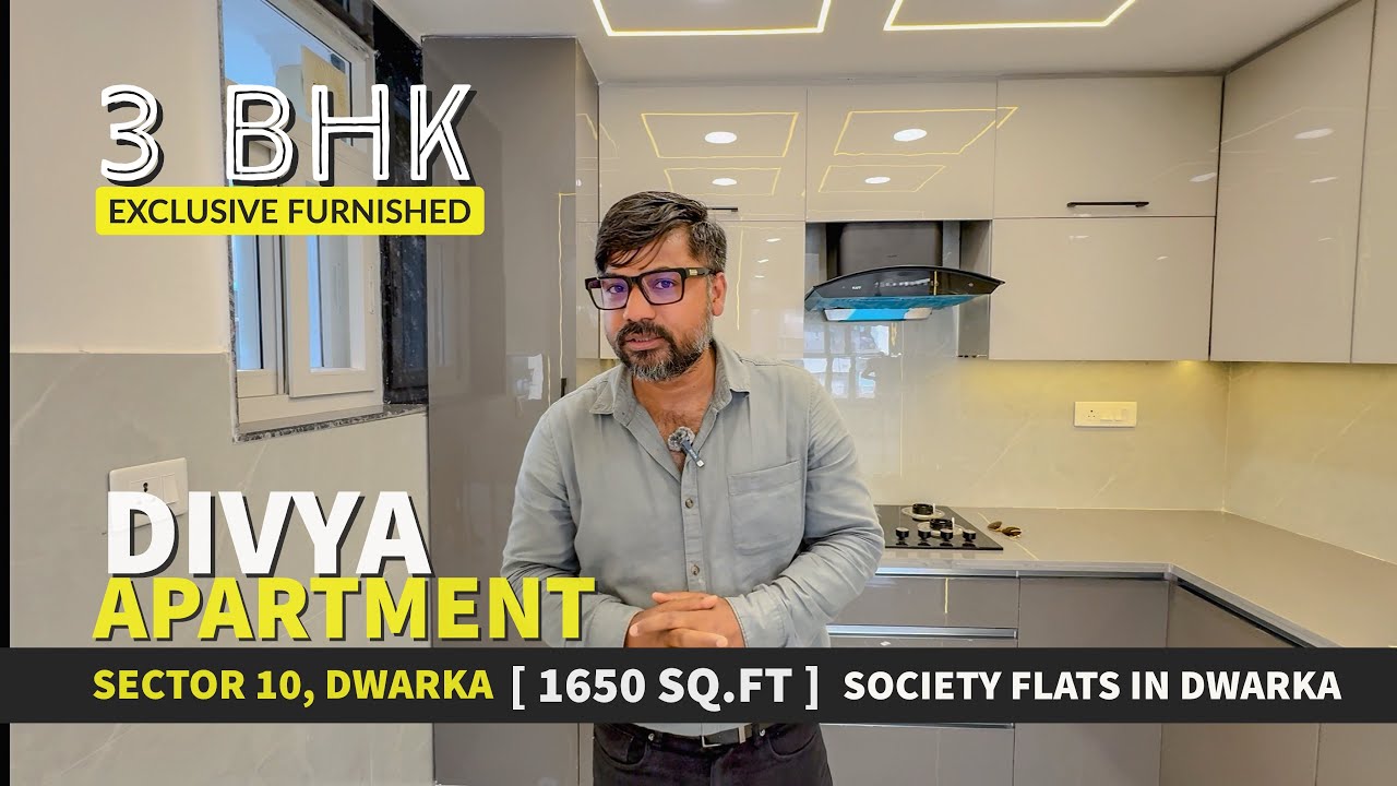 Divya Apartments ❒ 3 BHK Flats in Dwarka ~ Sector 10, Dwarka ~ Society Flats in Dwarka For Sale