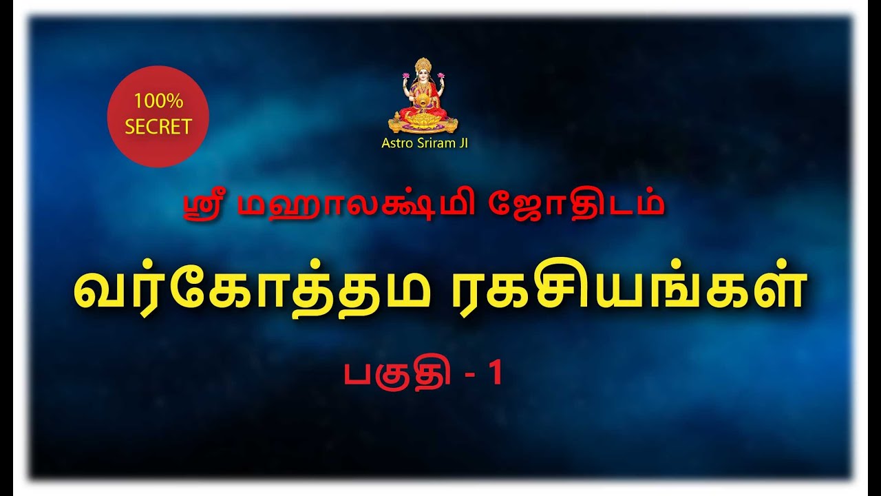 வர்கோத்தம ரகசியங்கள் | பகுதி -1 | secrets of VARKOTHAMA
