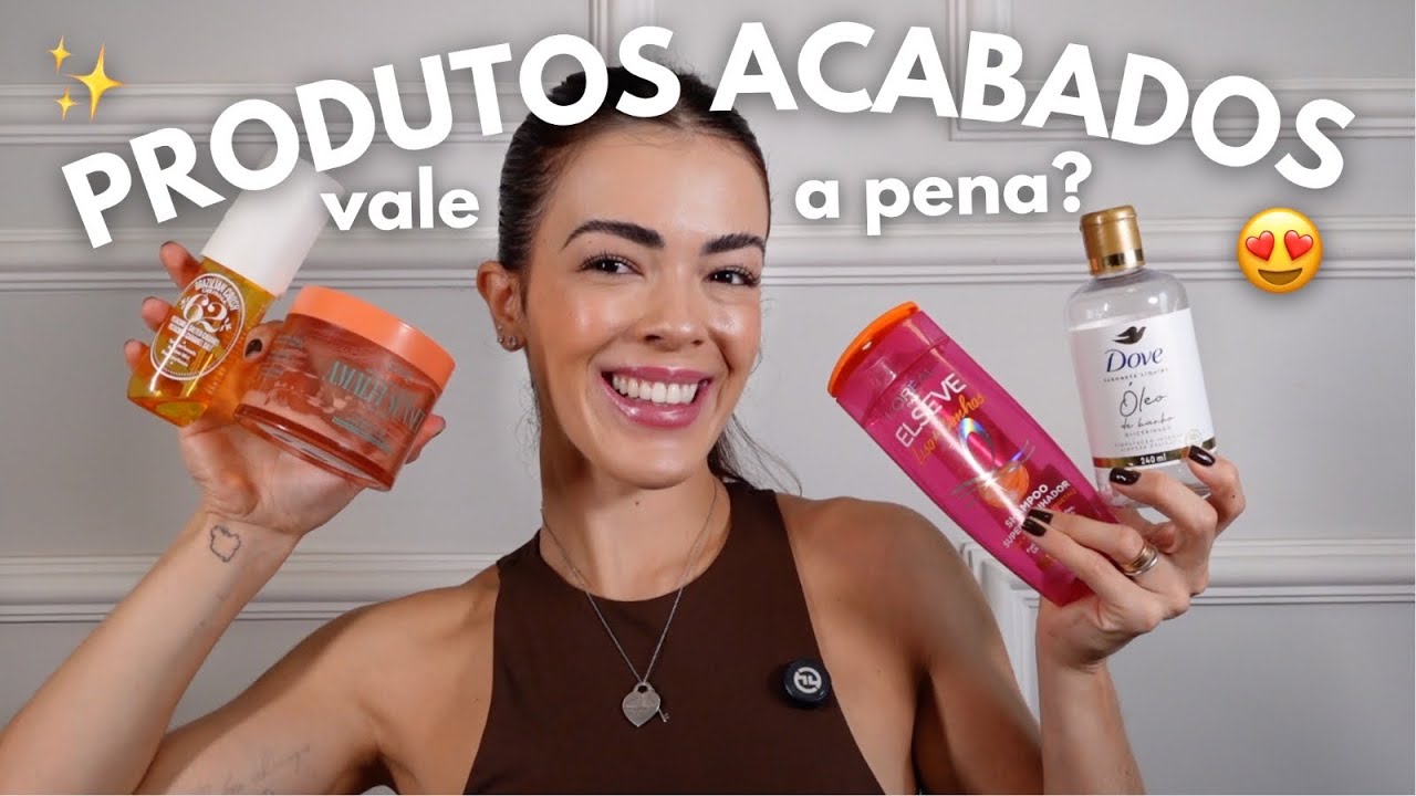 PRODUTOS DE BELEZA ACABADOS | COMPRARIA NOVAMENTE?