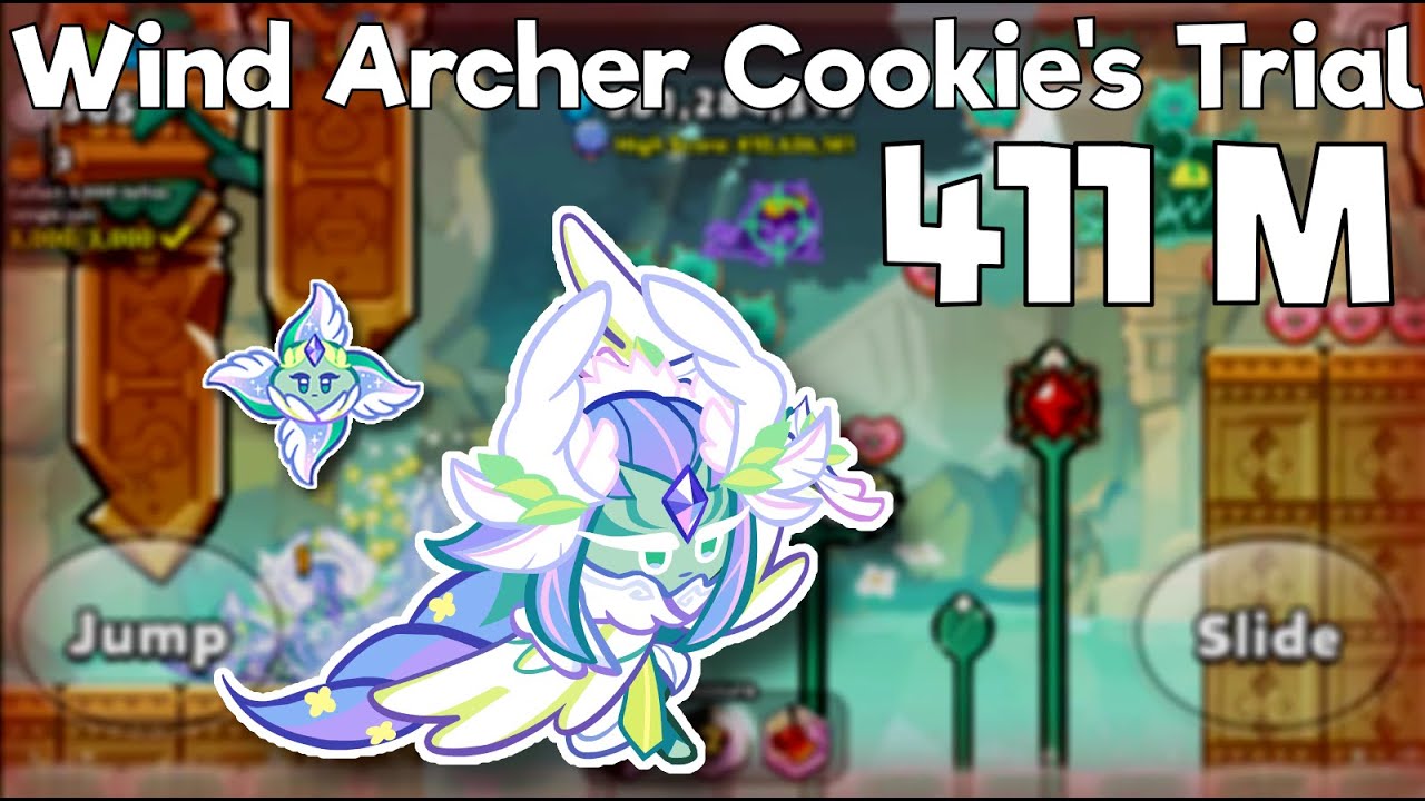 Wind Archer Cookie's Trial Top 0% (411 M) - Cookie Run: OvenBreak
