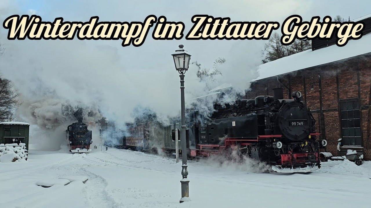 Winterdampf im Zittauer Gebirge 