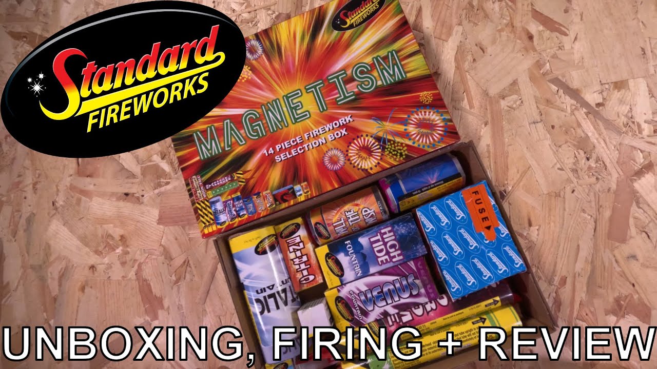 Standard Fireworks - Magnetism Selection Box - UNBOXING, FIRING + REVIEW [4K]