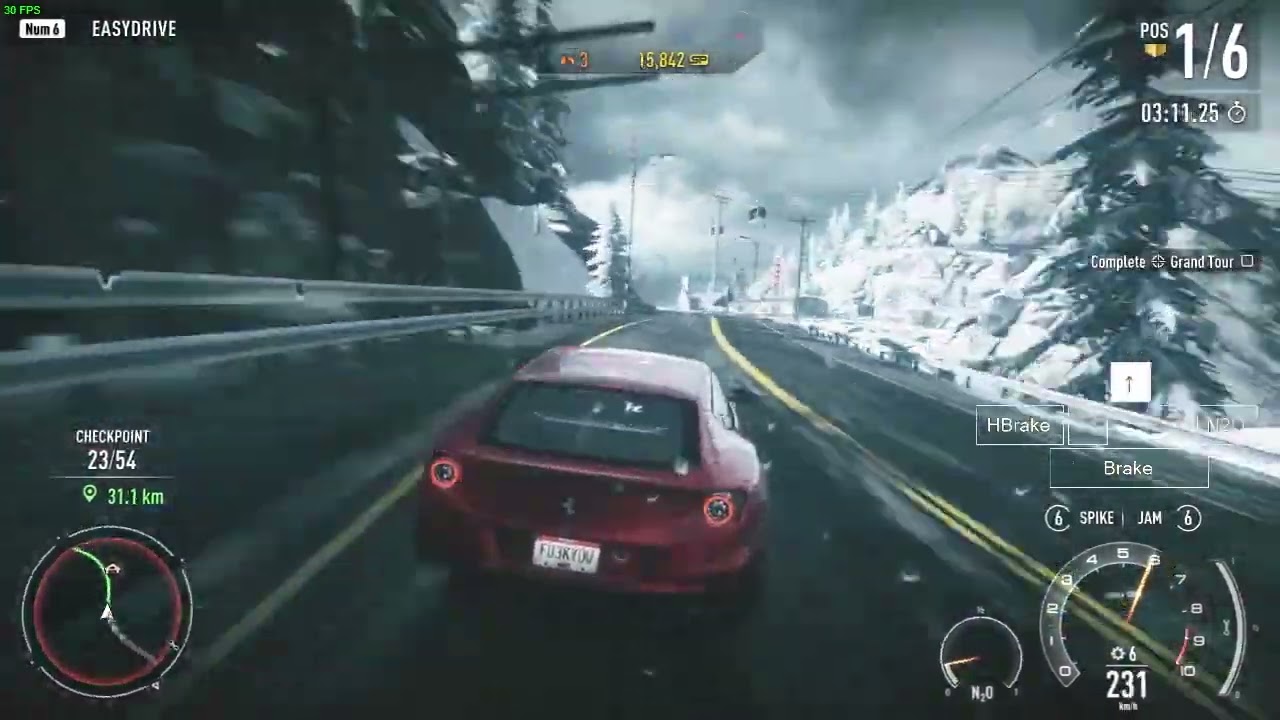 Need for Speed Rivals - Grand Tour (09:37.55) | Ferrari FF (Mod)