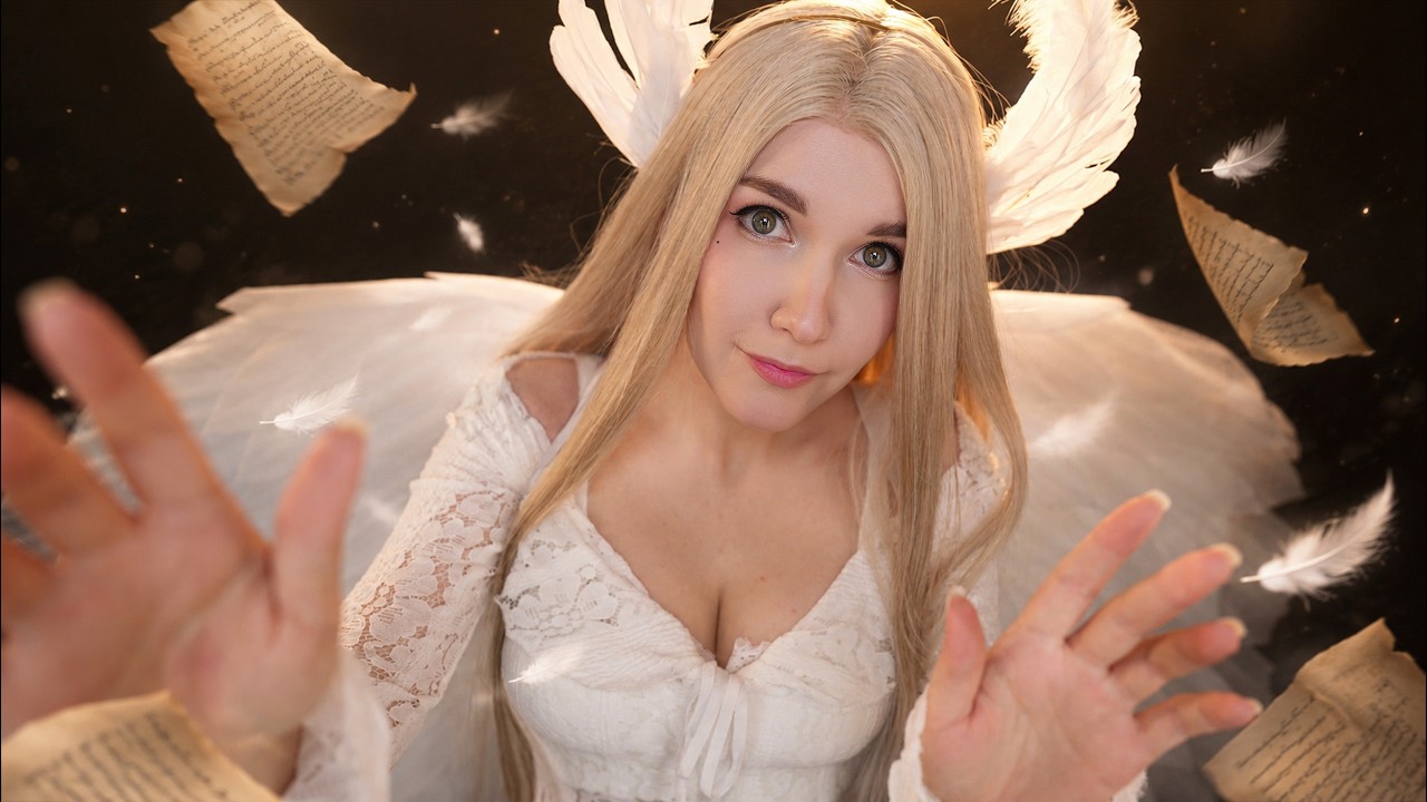 📖✨ ASMR Angel Reads You to Sleep 🤍🪽✨