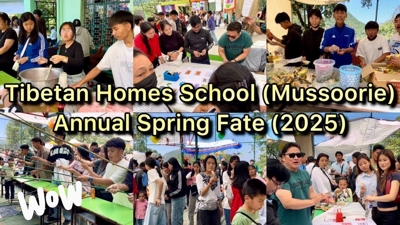 Tibetan Homes School Mussoorie Annual Spring Fete 24/4/2025 #tibetanvlogger #tibetanyoutuber