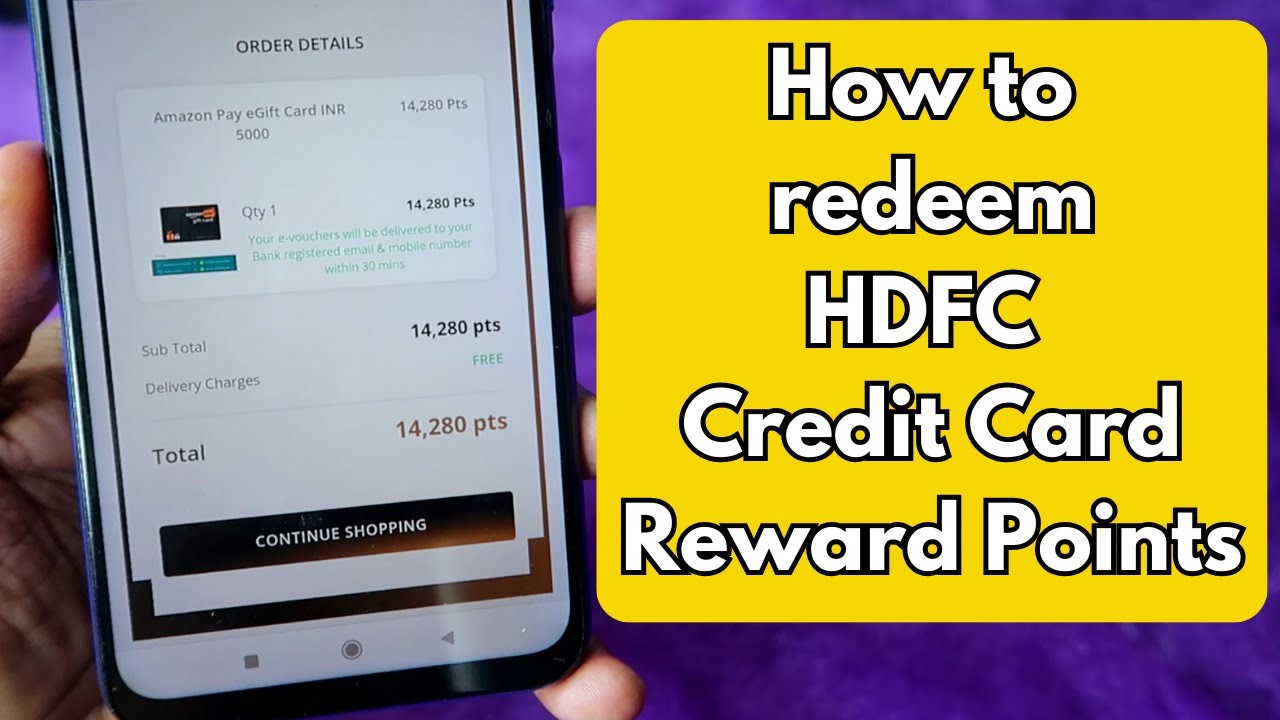 Как использовать бонусные баллы кредитной карты HDFC без интернет-банкинга | Увеличена стоимость ...
