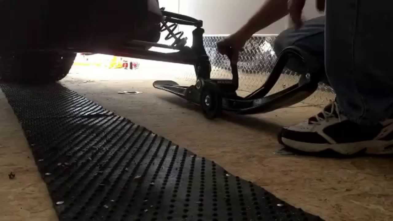 Rouski ski wheel system demonstration