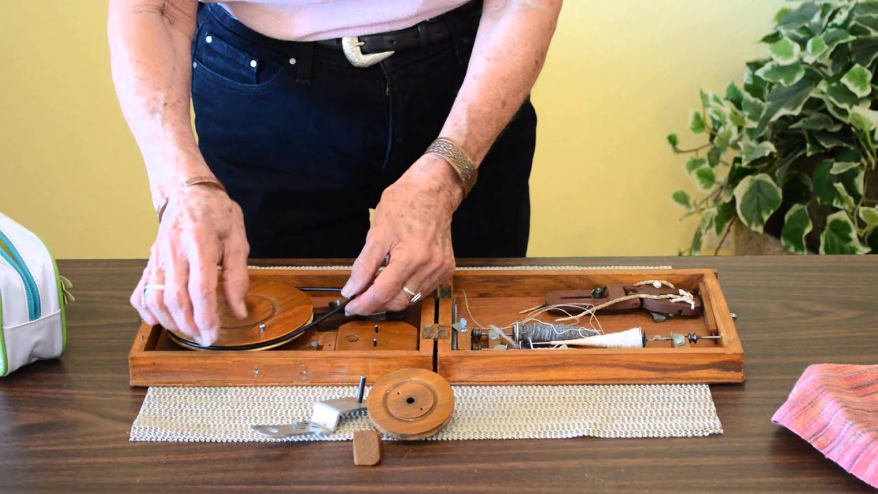 Step 1 How To Set Up Your Indian Book Charkha by Joan Ruane