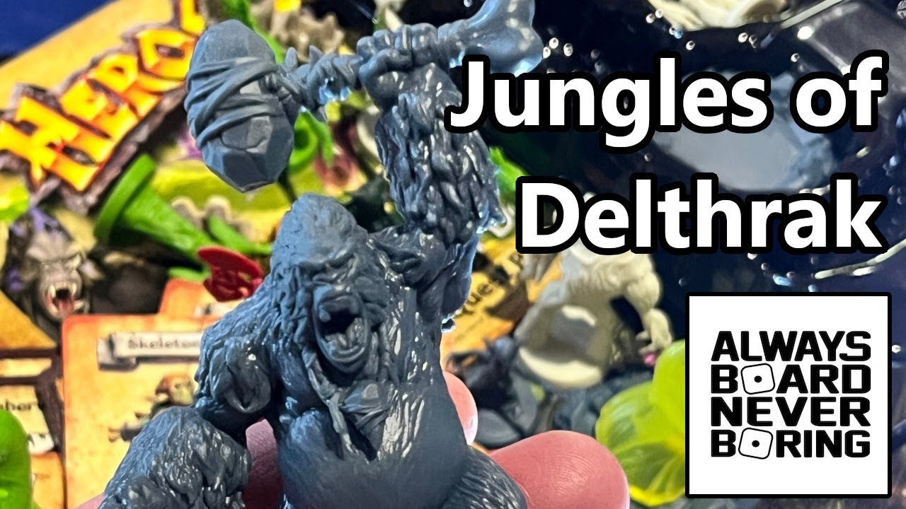 HeroQuest Jungles of Delthrak - Branching Quest & Berserker Rules, Monster Keywords | UK Games Expo