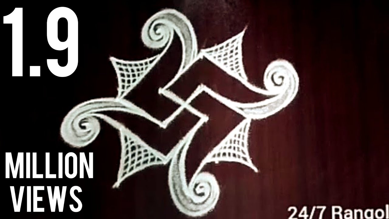 Easy n new kolams | creative rangoli | 24/7 Rangoli #mugguludesigns #rangolidesigns #kolamdesigns
