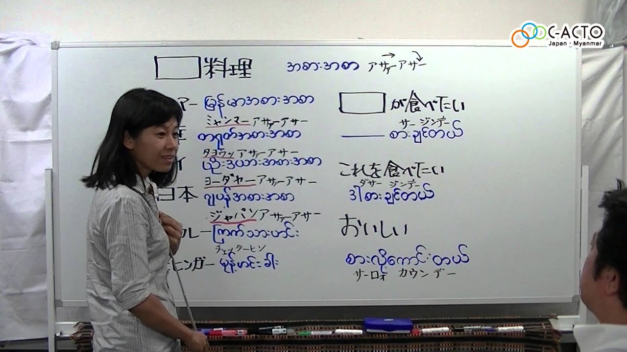第22回ミャンマー語講座　「ミャンマーの食べ物」