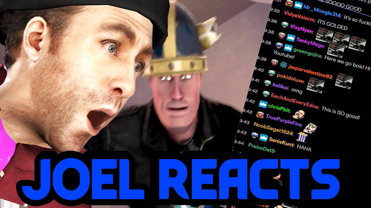 Joel (and Twitch) React to my animation.