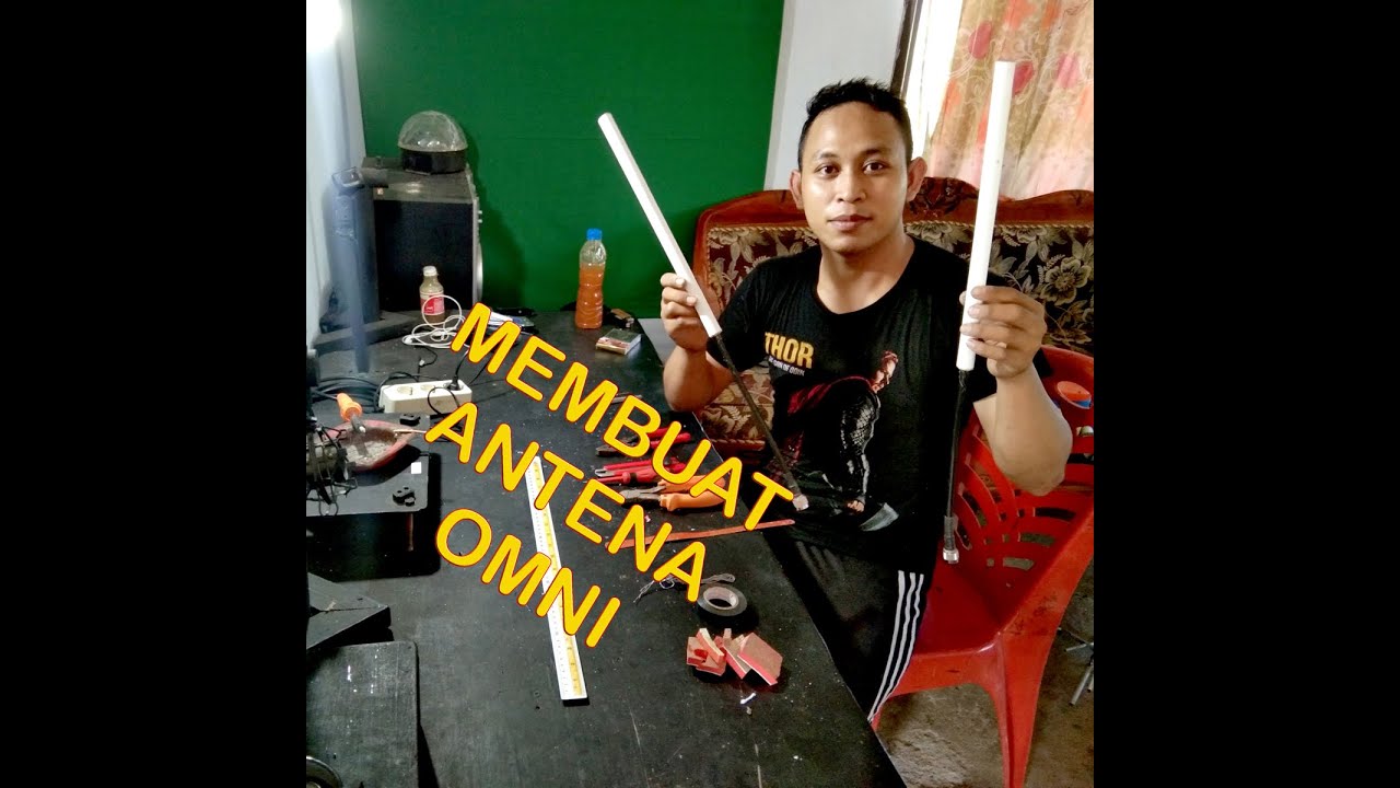 TUTORIAL MEMBUAT ANTENA OMNI WIFI INDOOR & OUTDOOR