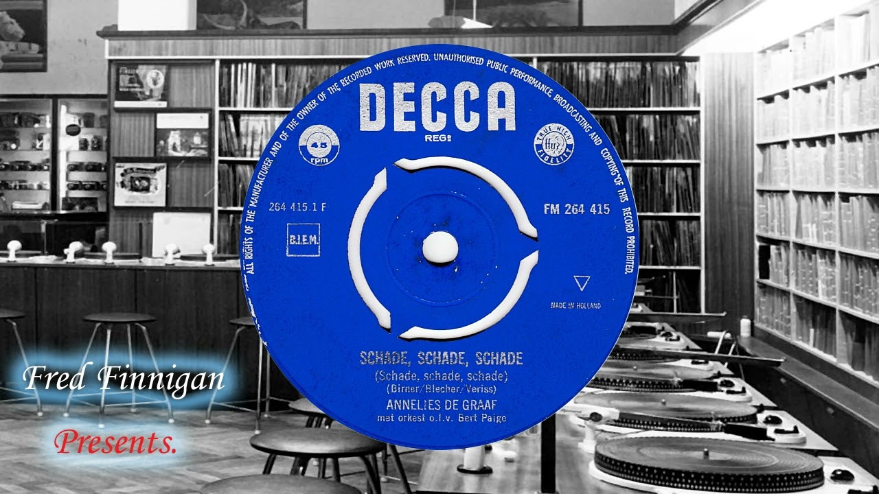 Annelies De Graaf - Schade, Schade, Schade(1961)
