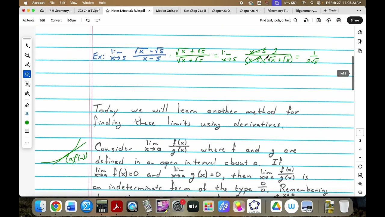 Calc AB Feb 27