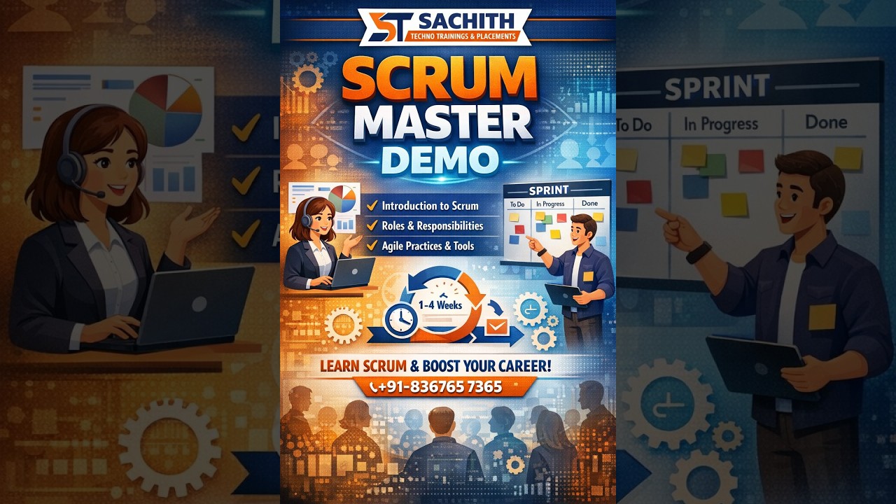 Scrum Master Demo Class | Agile Scrum Training with Placement Support | Sachith Techno Trainings