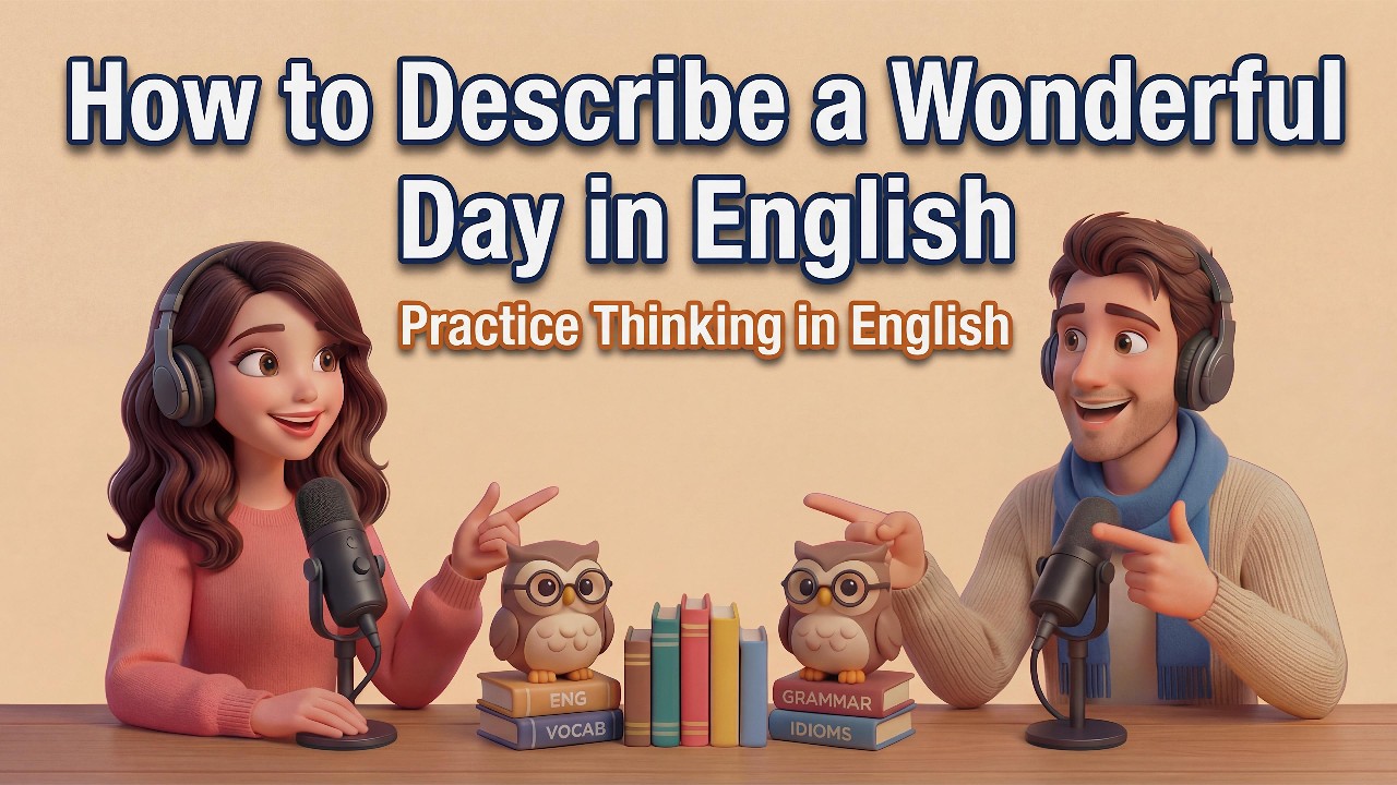 How to Describe a Wonderful Day in English | English Podcast for intermediate learners (B1-B2)