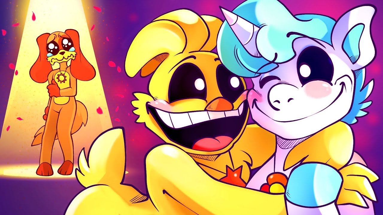 KickinChicken x CraftyCorn & DogDay Любовный треугольник | Poppy Playtime Глава 3┃Comic Dub