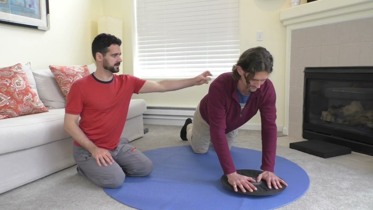 Balance Board Floor Exercises