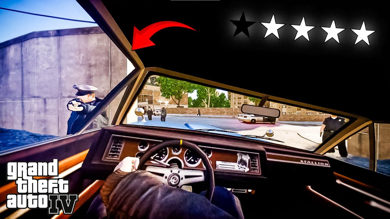 I Tested GTA IV in first-person mode! | GTA 4 FPP Mod Police Chase In 2025!