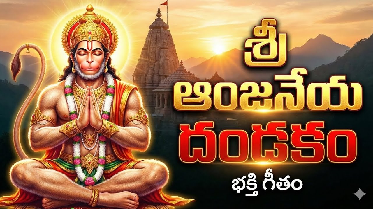 శ్రీ ఆంజనేయ దండకం | Anjaneya dandakam 