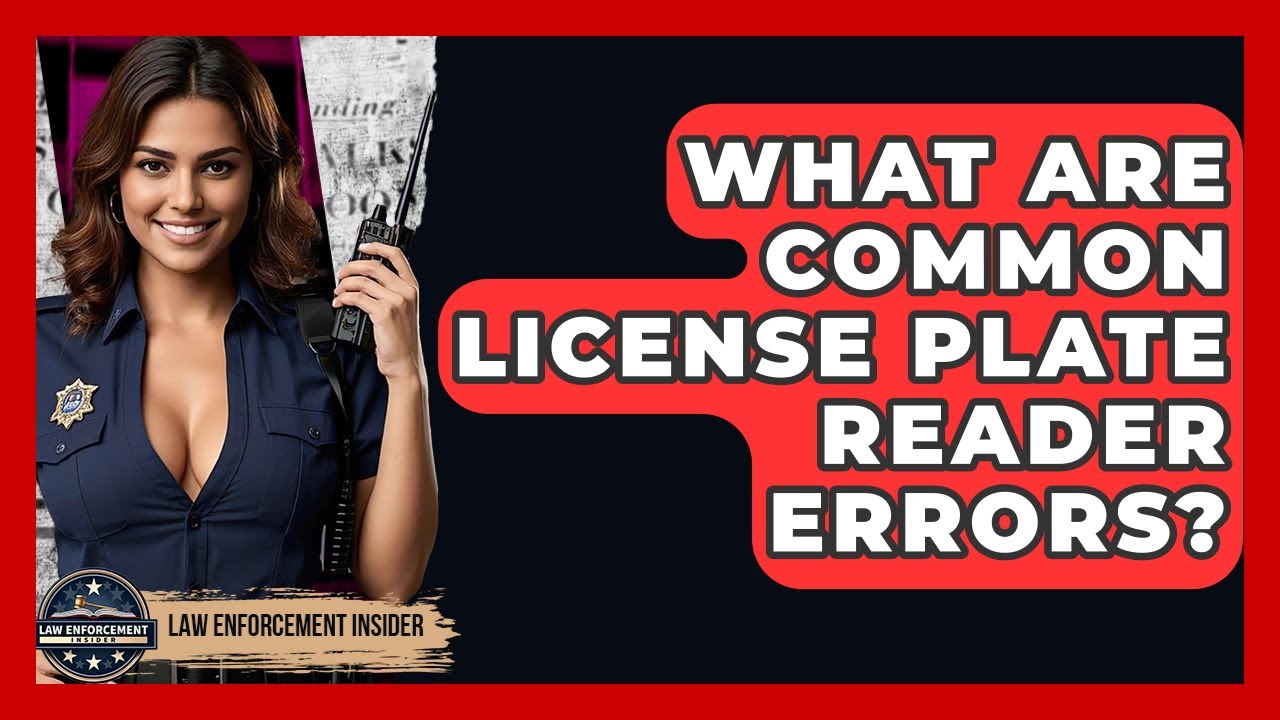What Are Common License Plate Reader Errors? - Law Enforcement Insider