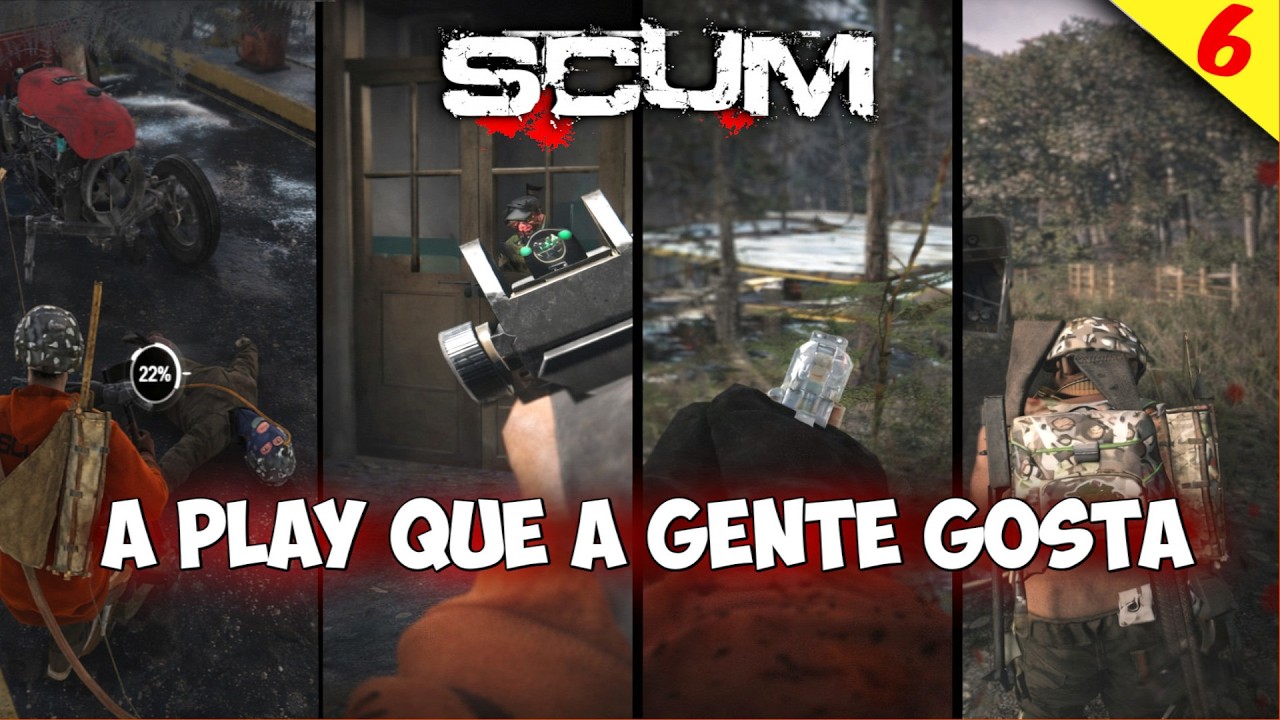 SCUM - Tudo que Aconteceu Atravessando o Mapa