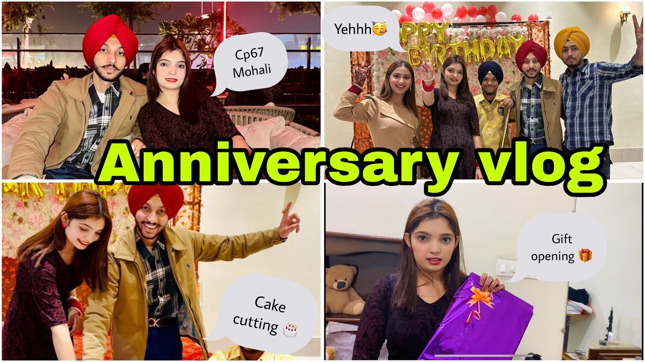 3-я годовщина 🎉🥳 влог (очень неожиданный момент) 🙈👩‍❤️‍👨🎁ginu_harsh влоги ❤️